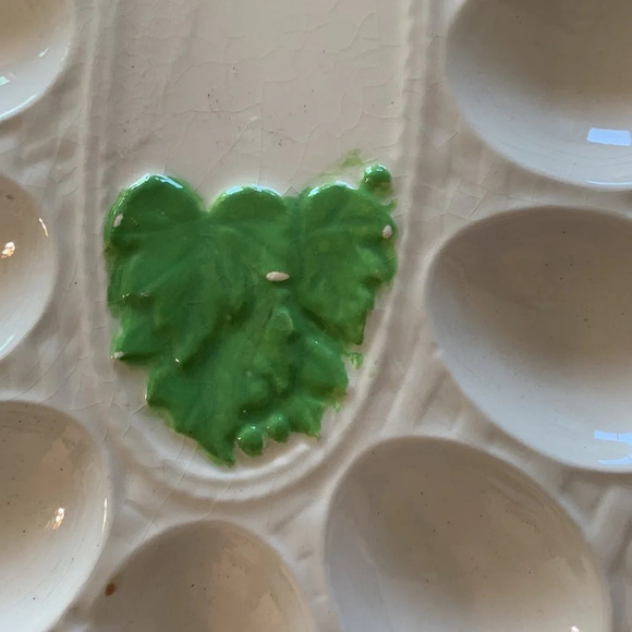 Beautiful Handmade deviled egg platter - Picture 4 of 5